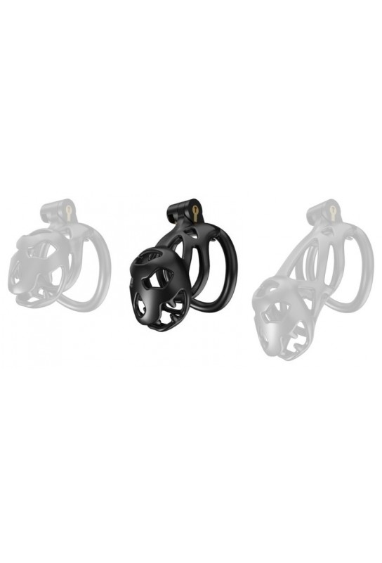 Cage de chasteté Bouh M 8 x 3.5 cm Noire 