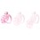 Cage de chasteté Bouh S 6 x 3.4 cm Rose