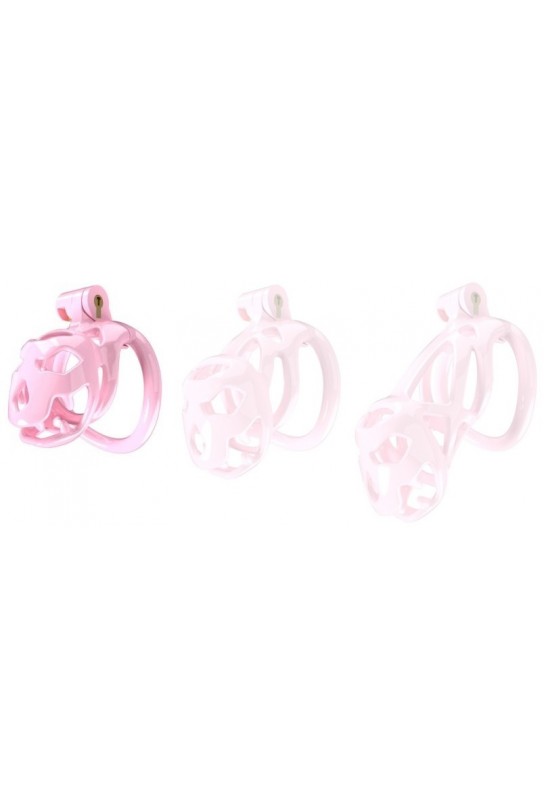 Cage de chasteté Bouh S 6 x 3.4 cm Rose 