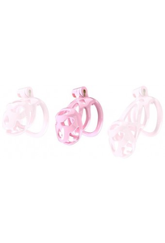 Cage de chasteté Bouh M 8 x 3.5 cm Rose 