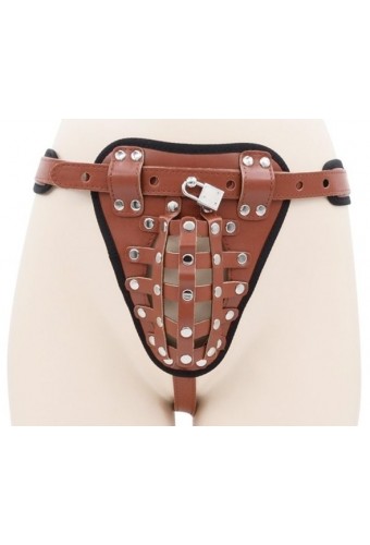 Ceinture de chasteté Belt Full Marron 