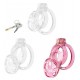 Cage de Chasteté Lock Cobra L 8.5 x 4cm Rose 