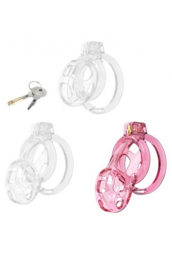 Cage de Chasteté Lock Cobra L 8.5 x 4cm Rose 
