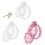 Cage de Chasteté Lock Cobra L 8.5 x 4cm Rose