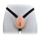 Cage de Chasteté avec Harnais Sislab 5.5 x 3.5cm Beige 