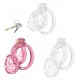 Cage de Chasteté Lock Cobra M 7 x 3.8cm Rose 