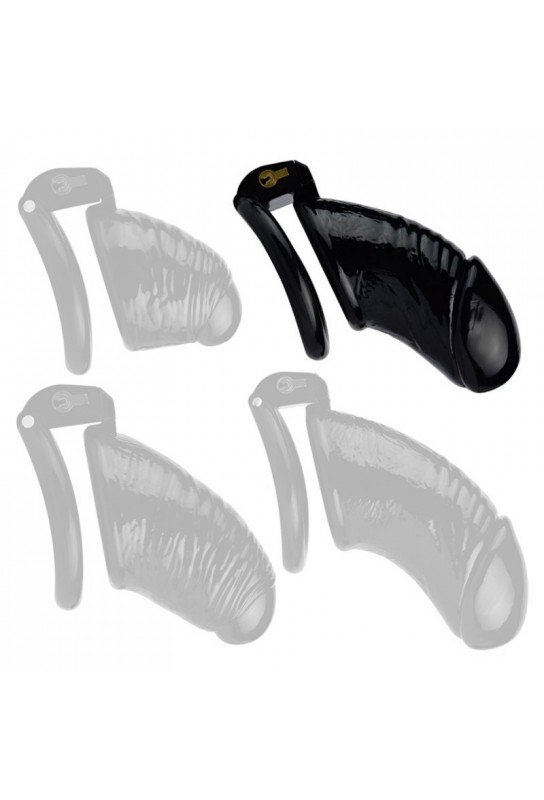 Cage de chasteté Worle L 11 x 3.7 cm Noire 