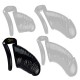 Cage de chasteté Worle M 9 x 3.3 cm Noire 