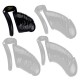 Cage de chasteté Worle S 7 x 3.3 cm Noire 