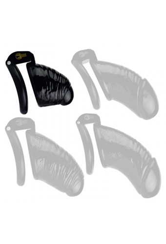 Cage de chasteté Worle S 7 x 3.3 cm Noire 