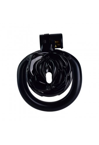 Cage de Chasteté Sissy Rose 3.5 x 3.5 cm Noire 