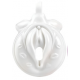 Cage de Chasteté Sissy Kiss 3.5 x 3.8cm Blanc 