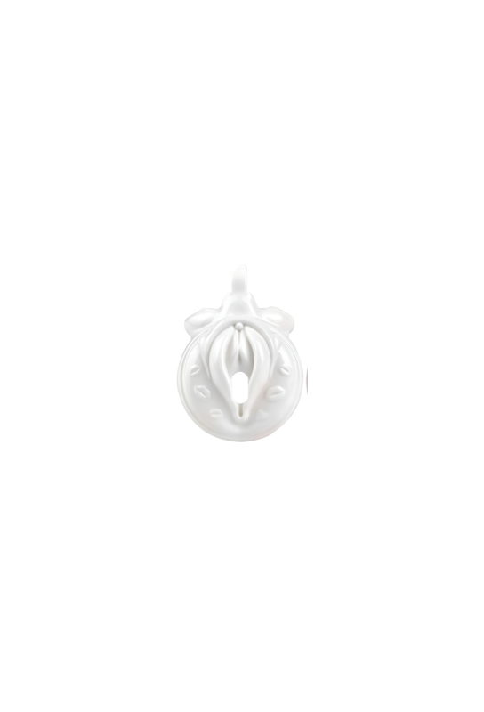 Cage de Chasteté Sissy Kiss 3.5 x 3.8cm Blanc 