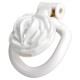 Cage de Chasteté Sissy Rose 3.5 x 3.5cm Blanche 