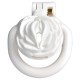 Cage de Chasteté Sissy Rose 3.5 x 3.5cm Blanche 