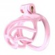 Cage de chasteté Tortille S 6 x 3.4 cm Rose 
