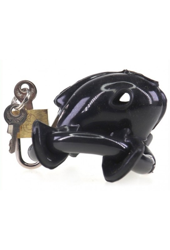 Cage de chasteté Nub Soft 6 x 2cm Noire 