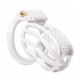 Cage de chasteté Netia 7.5 x 3.1cm Blanc 