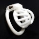 Cage de chasteté Walda 4.5 x 3.2cm Blanc 