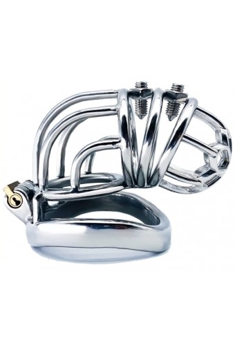 Cage de chasteté en métal Foldy 12 x 3.5cm 