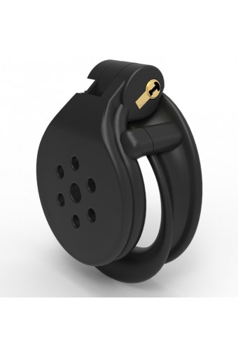 Cage de chasteté Flat Zone 2.5cm Noire 