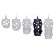 Cage de chasteté Dotty XL 10 x 4cm Noire 
