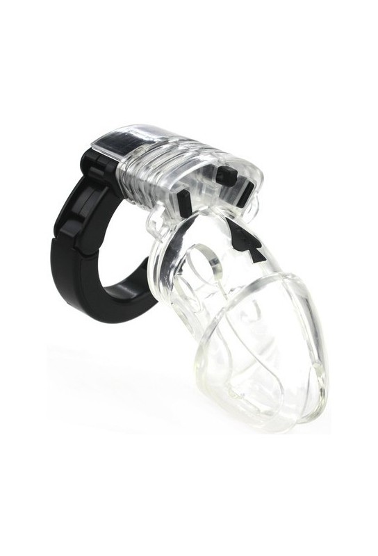 Cage de chasteté ajustable 10 x 3.5cm Transparente 