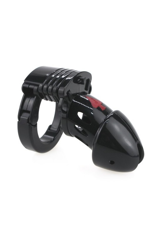 Cage de chasteté PIQUE 10 x 3.5 cm Noire 