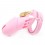 Cage de chasteté Silicone BRAN 9 x 3cm Rose