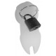 Cage de chasteté Silicone BRAN 9 x 3cm Rose 