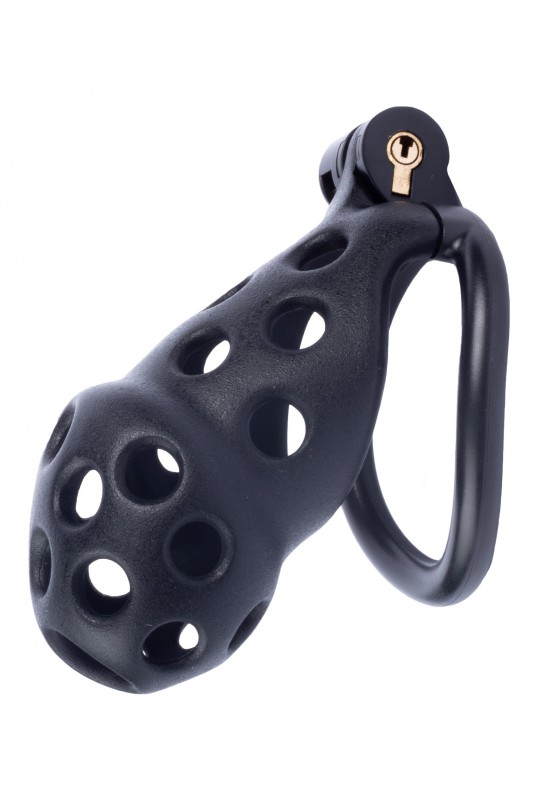 Cage de chasteté Dotty L 9.5 x 3.9cm Noire 