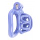 Cage de chasteté courte Lyfy 4 x 3.3cm Bleue 