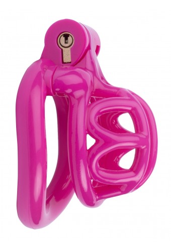 Cage de chasteté courte LYFY 4 x 3.3cm Rose 