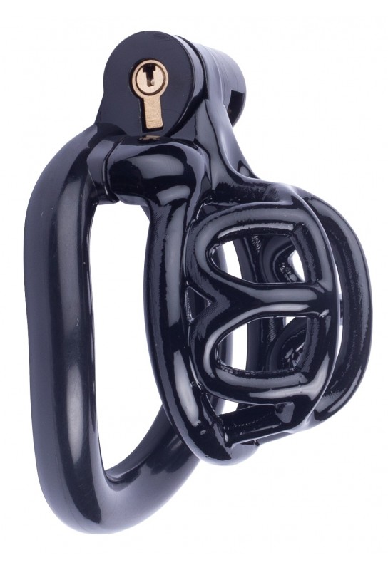 Cage de chasteté courte Lyfy 4 x 3.3cm Noire 