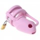 Cage de chasteté silicone Birdlocked 11 x 3.2 cm Rose 