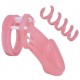 Cage de chasteté Locky 8 x 3.3 cm Rose 