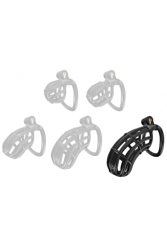 Cage de Chasteté Nexia XXL 11.5 x 3.4 cm Noire 