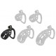 Cage de Chasteté Nexia L 8 x 3.1cm Noire 