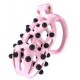 Cage de chasteté Point Up XL Rose 11 x 4cm 