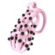 Cage de chasteté Point Up XXL Rose 12 x 4cm 