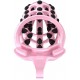 Cage de chasteté Point Up L Rose 10 x 4cm 