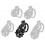 Cage de chasteté Point Up XL Noire 11 x 4cm
