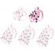 Cage de chasteté Point Up M Rose 8 x 3.7cm
