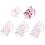Cage de chasteté Point Up M Rose 8 x 3.7cm