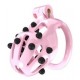 Cage de chasteté Point Up M Rose 8 x 3.7cm 