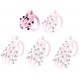 Cage de chasteté Point Up S Rose 6 x 3.5 cm 