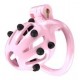 Cage de chasteté Point Up S Rose 6 x 3.5 cm 