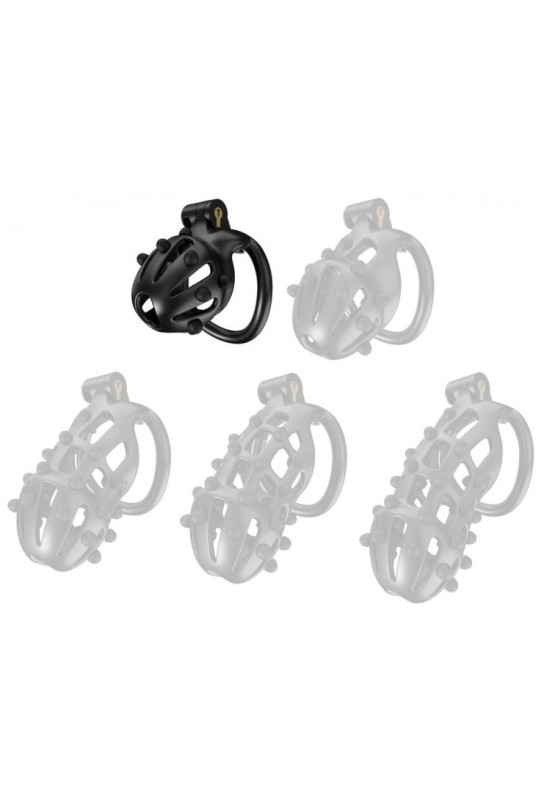 Cage de chasteté Point Up S Noire 6 x 3.5cm 