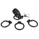 Cage de chasteté Slutypig 8 x 3.3cm Noire 