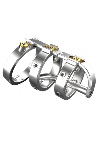 Cage de chasteté avec Tige Full Mechanic 6.5 x 3.5cm 